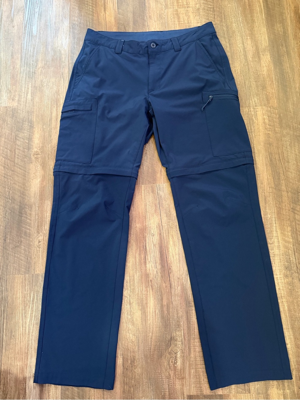 Columbia Navy Zip-Off Cargo Pants